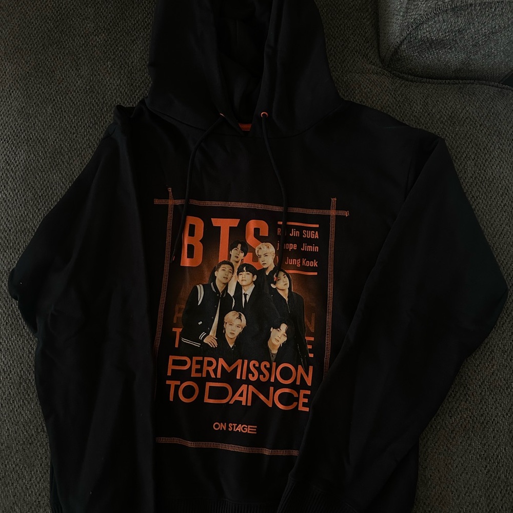 Black BTS Permission to Dance Hoodie